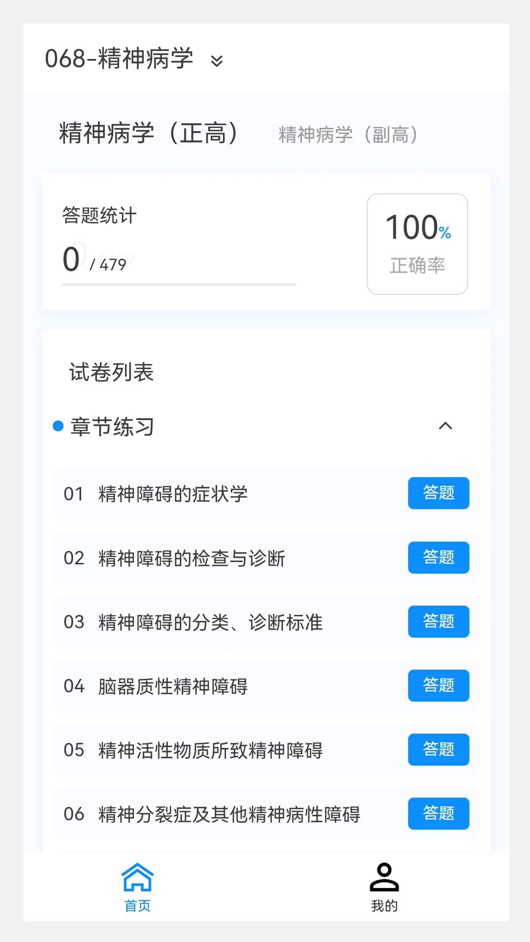 精神病学新题库图1