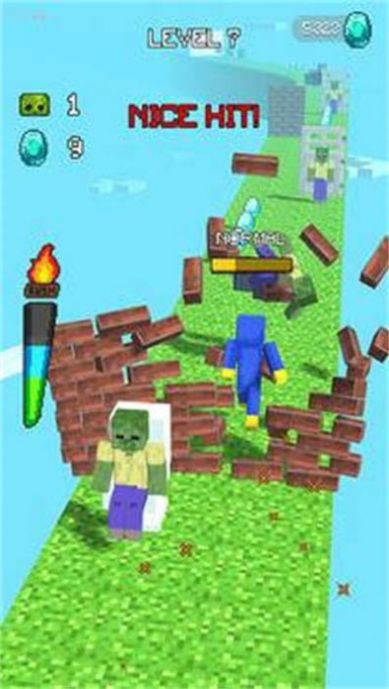 Muscle Rush: Pixel Craft Run