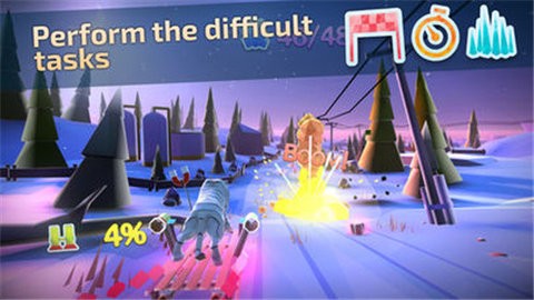 Animal Adventure: Downhill Rush图3