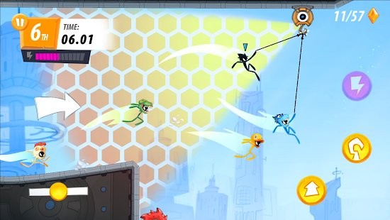 火柴人比赛跑酷趣味跑免费版(Stick Parkour)图1