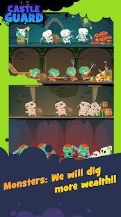 Idle castle defense:Zombie Miners