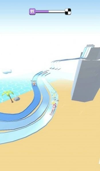 滑梯翻转游戏(Water slide flip)图1