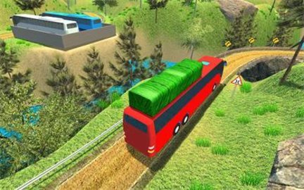 山地越野巴士驾驶(Bus Driving 3d Game)图3