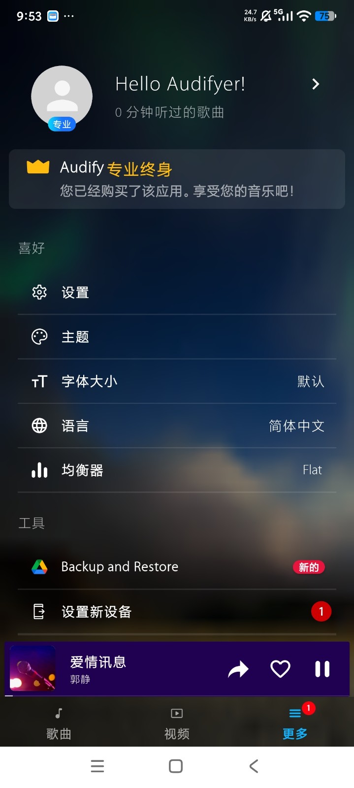 Audify音乐播放器图3