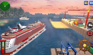 Real Cruise Ship Driving Simulator 3D: Ship Games图1