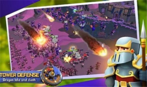 Tower defense: Dragon Idle and clash图1