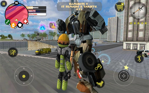 火柴人绳索英雄官方正版(Stickman Rope Hero)图5