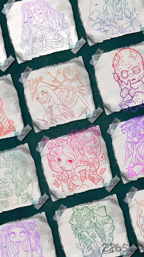 Zombie Coloring - Color by Numbers & Art Books图3