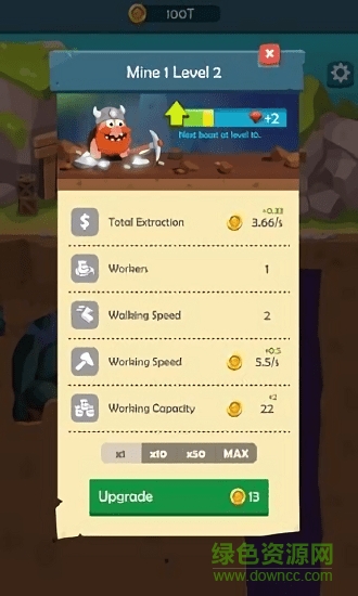 矮人大亨无限金币版(Idle Dwarf Tycoon)图1