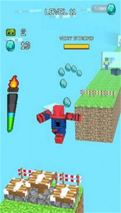 Muscle Rush: Pixel Craft Run图2