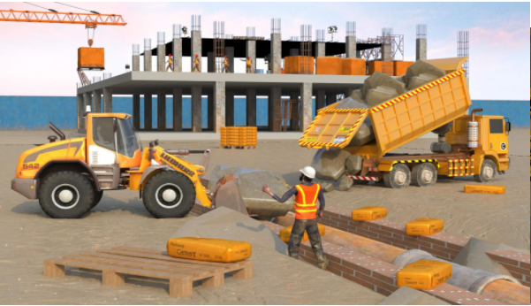 施工卡车游戏3D图1