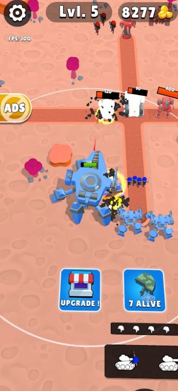 Mech War: Robot Army图2