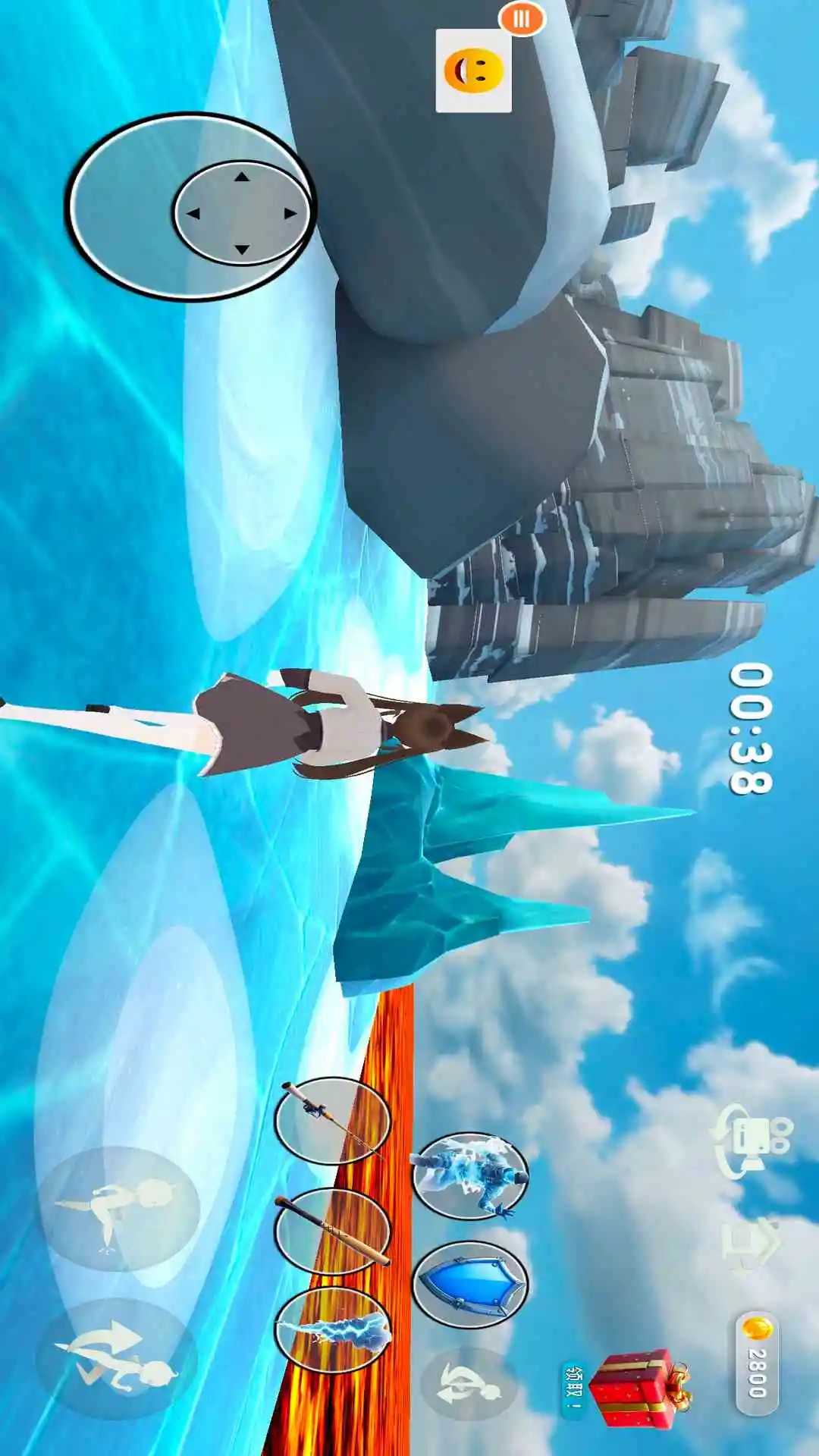 动漫女孩跑步图5