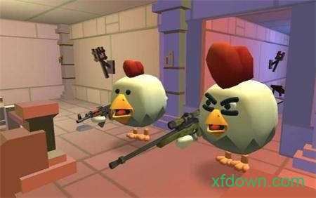 公鸡交火大战(roosters firefight)图1