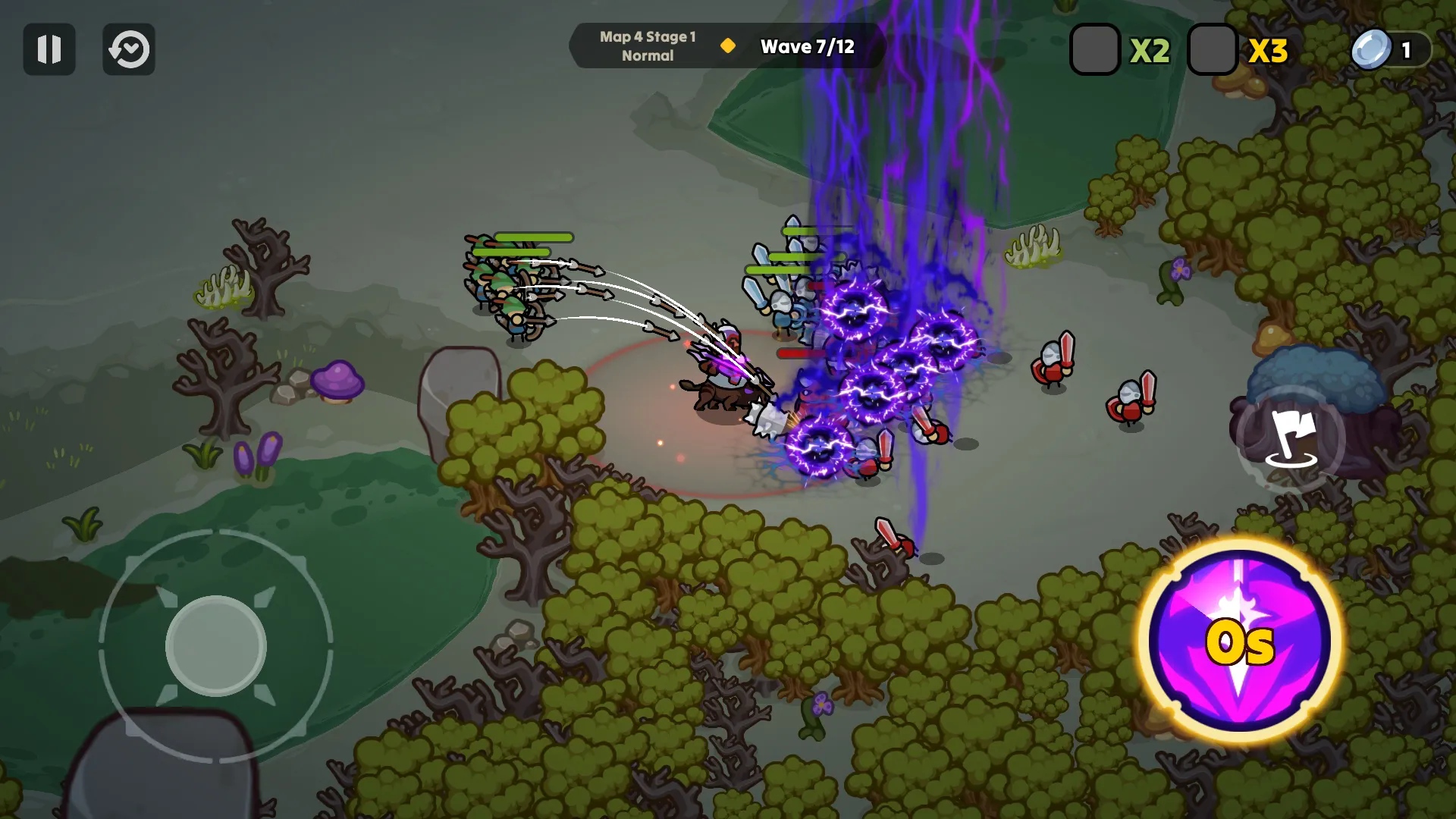 夜幕王国边境塔防内购版图4