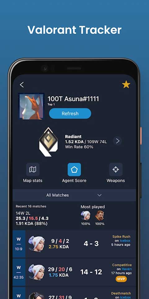 瓦罗兰特战绩查询app(Valking gg)图3