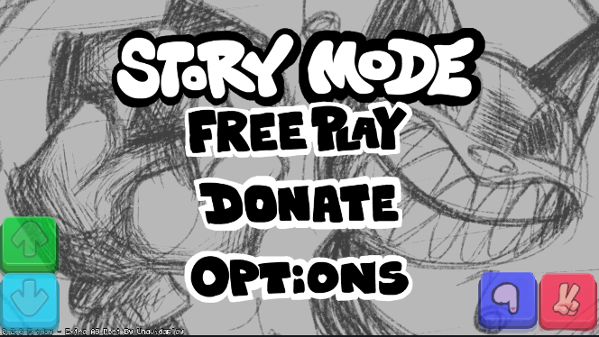 FnF ExtraFps Original(黑色星期五卡通猫)图1