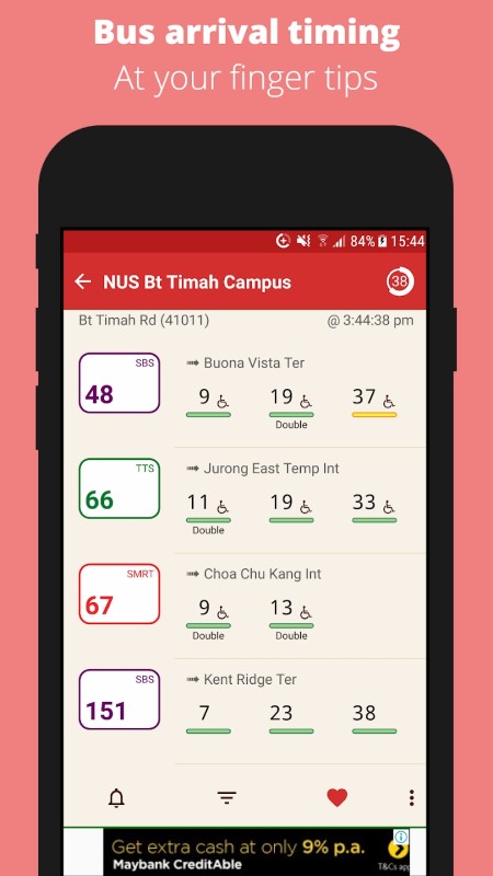 新加坡巴士抵达时间软件(sg bus)