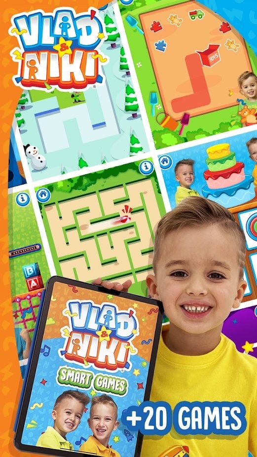 Vlad&Niki Smart Games图1