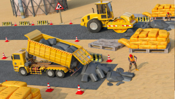 施工卡车游戏3D图3