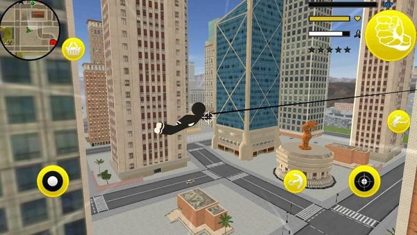 黑蜘蛛火柴人绳索英雄图2