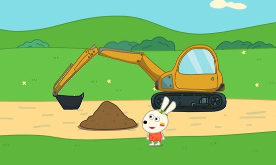 兔宝宝认识交通工具