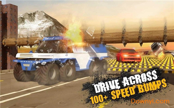 Speed Bump Car Crash Test: Speed Breaker Challenge图1