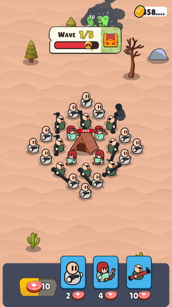 基地防御：僵尸生存