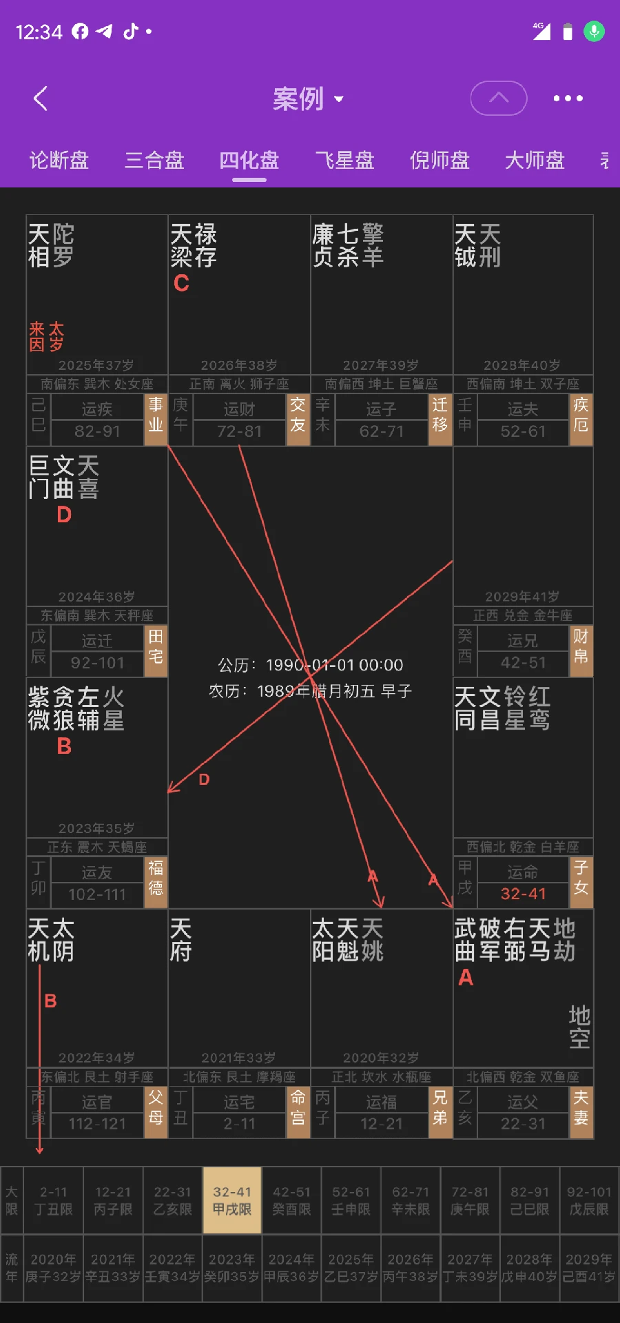 陈抟紫微斗数排盘图5
