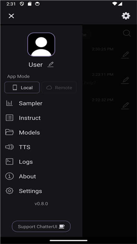 ChatterUI汉化版app官方手机版v0.8.5 安卓版图7