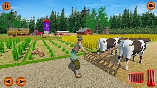 Village Farming Games: Tractor图1