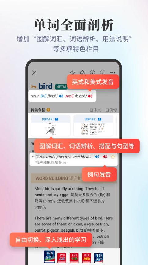 新牛津英汉双解大词典(英语学习工具) v6.0.9 安卓版图3