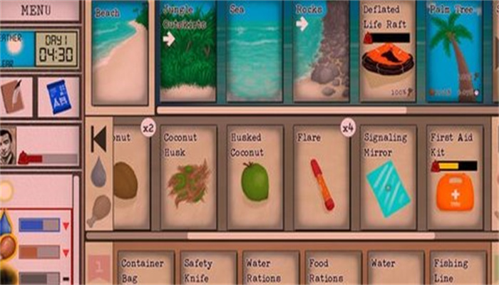 卡牌生存：热带岛屿 最新版图1