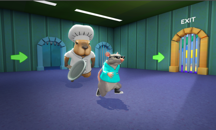 Obby Escape: Prison Rat Dance