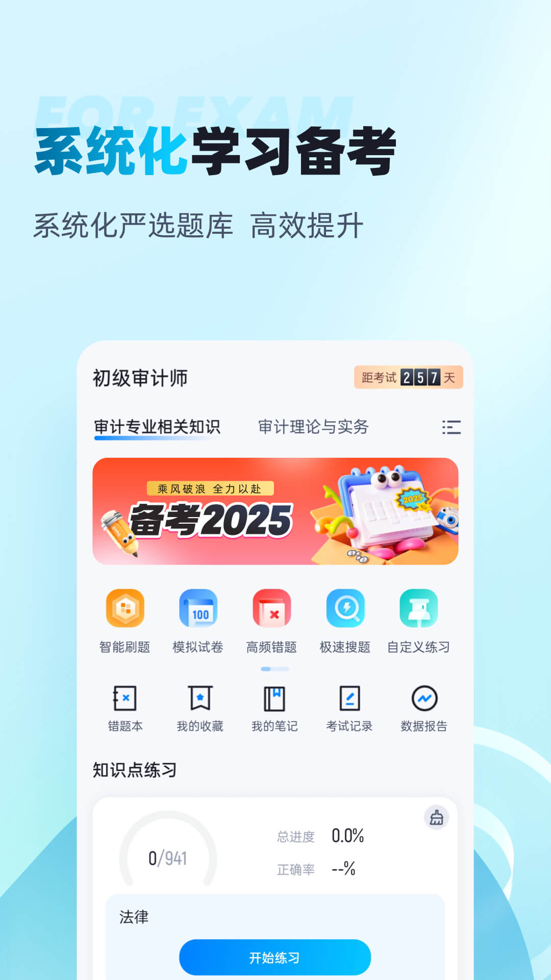初级审计师考试聚题库图1