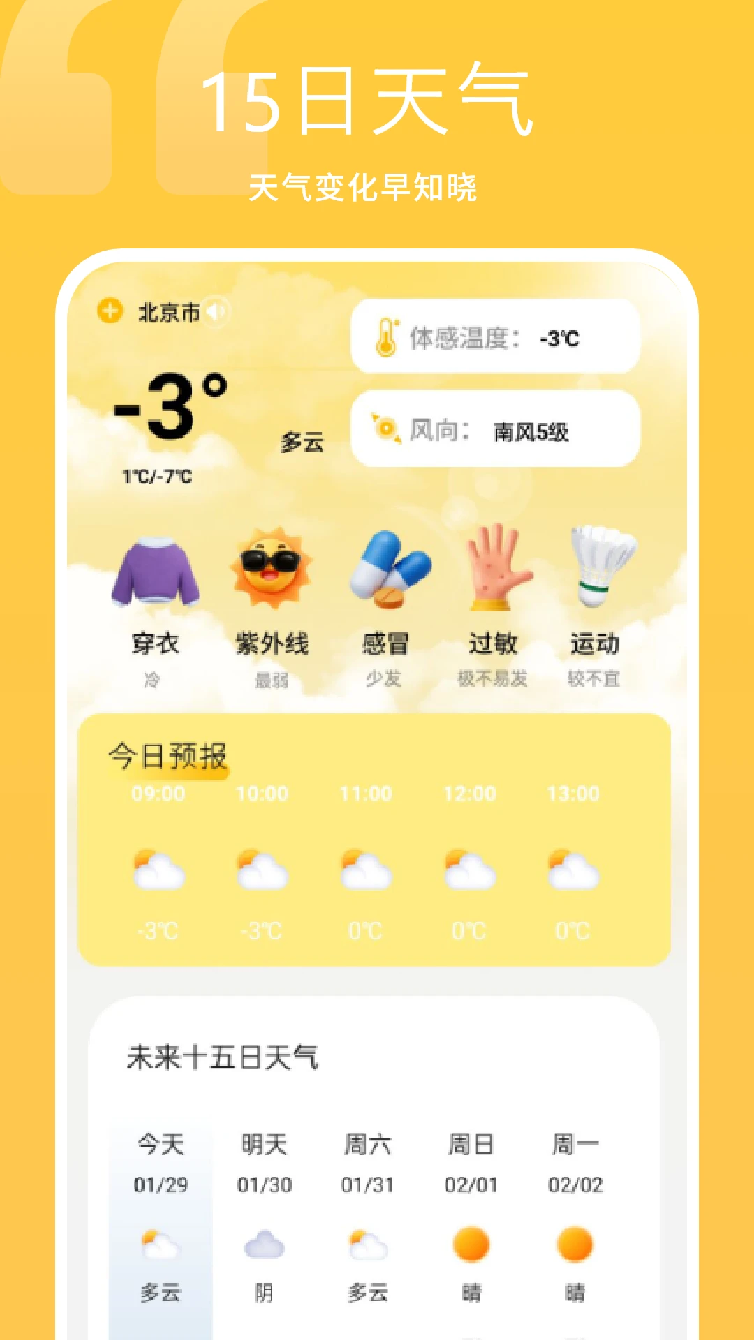 小时免费天气图2