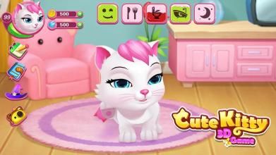 可爱小猫向上跳图1