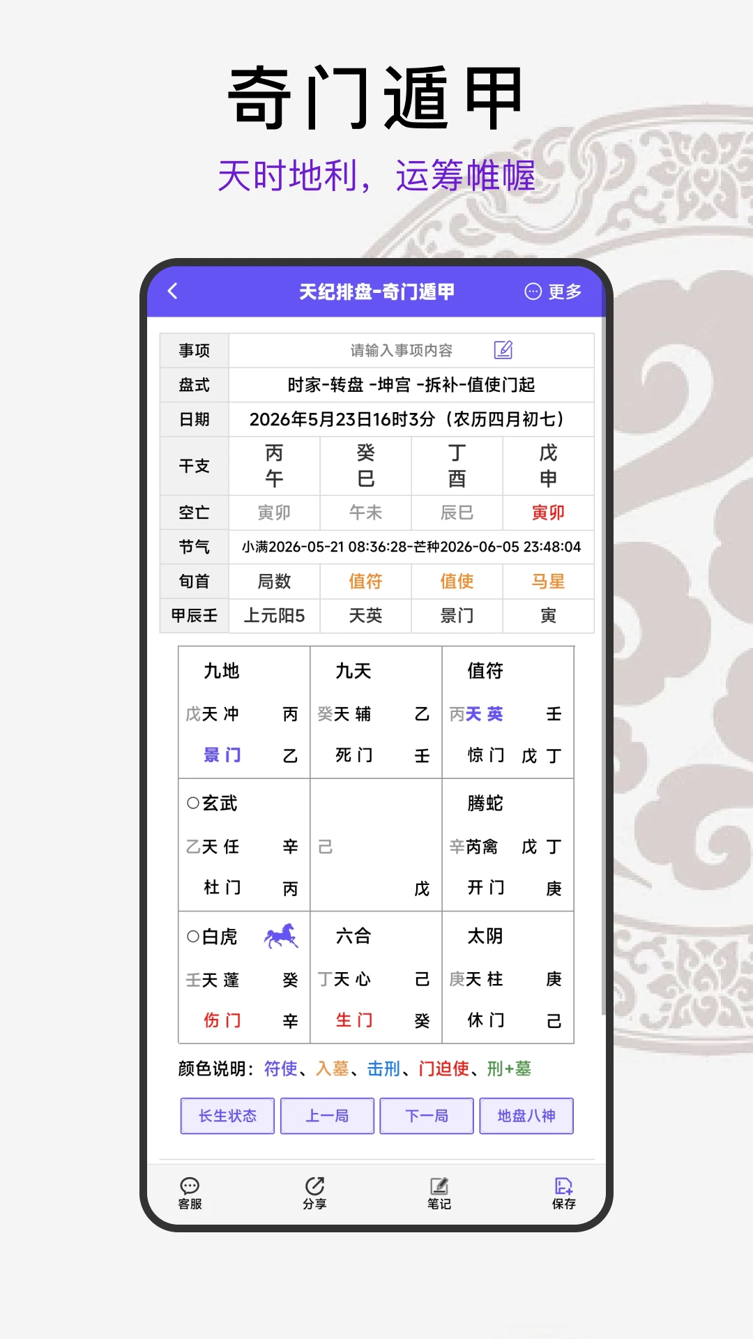 天纪排盘