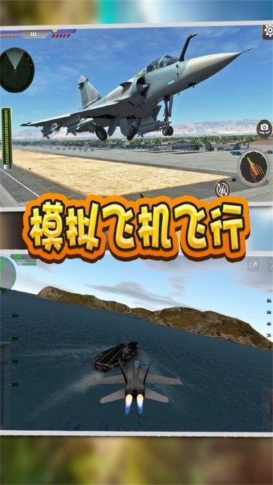 模拟飞机飞行图1