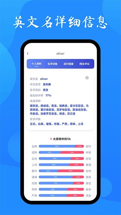 英文名起名取名助手app