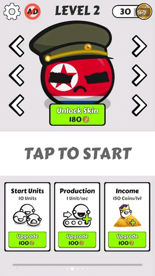 Country Balls Io: Battle Arena图3