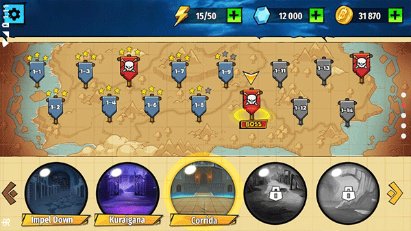 火柴人海贼大战2026(Stickman Pirates Fight) 6.6最新版图2