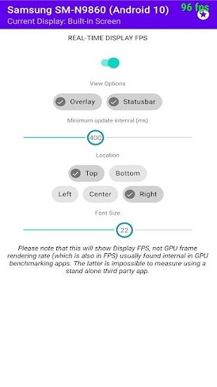 手机fps帧数显示软件 app(Display FPS)图1