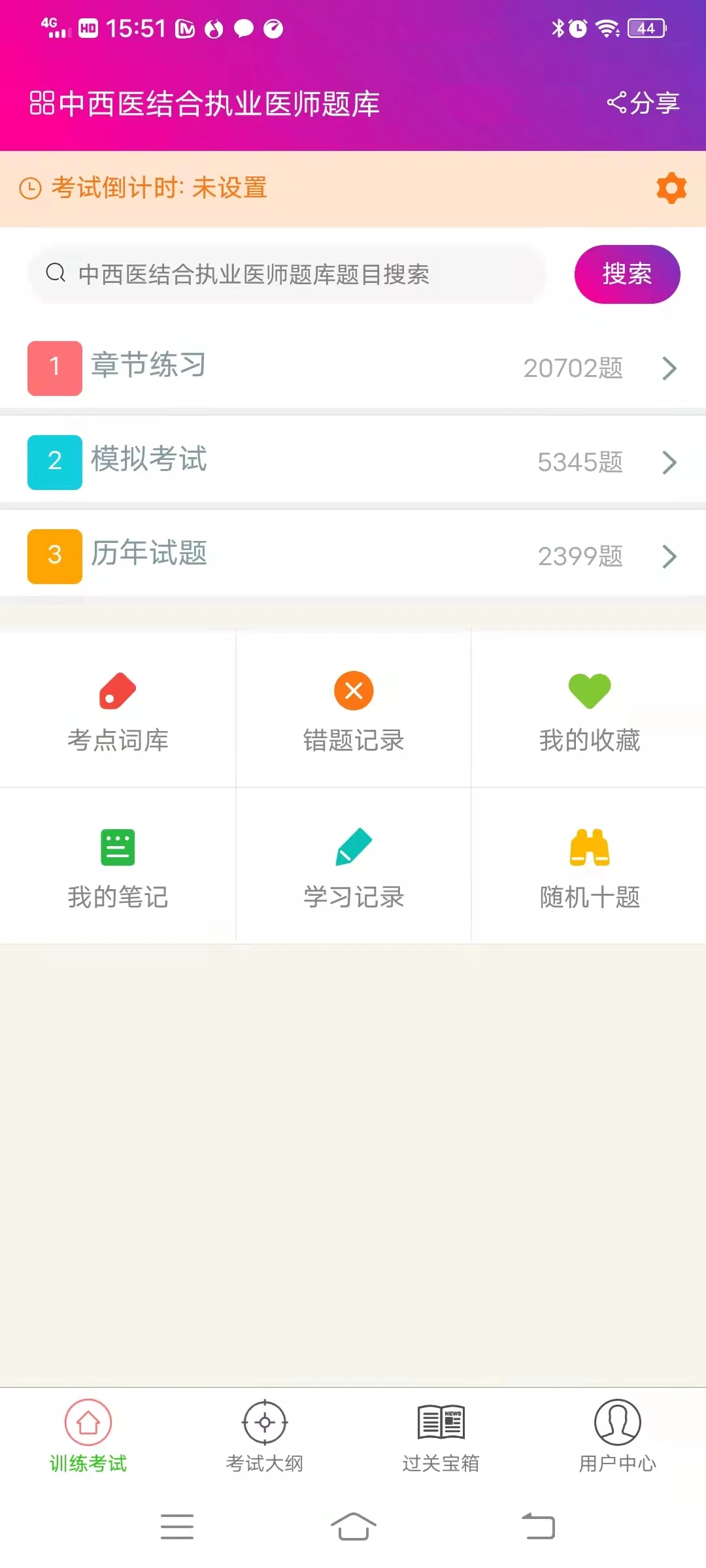 中西医结合执业医师总题库图2