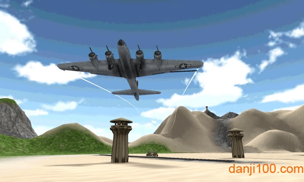 Flight Sim 3D: Army Plane图2